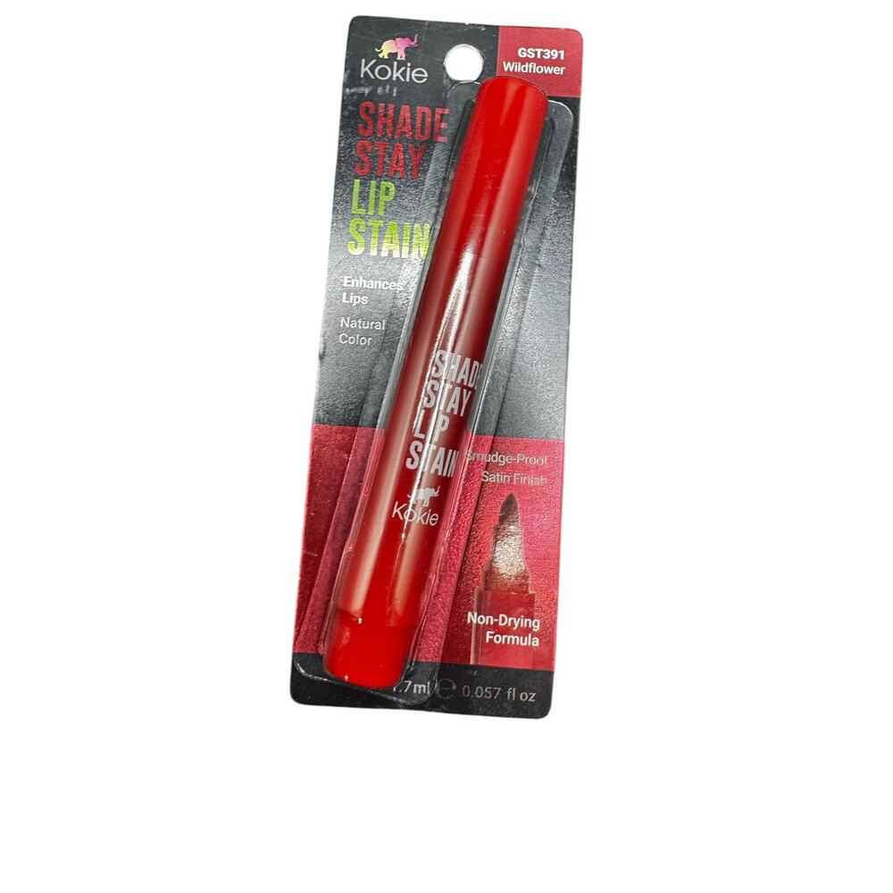 5/$25 NWT Kokie Lip Stain Wildflower Smudge Proof & Satin Finish